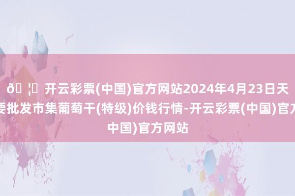 🦄开云彩票(中国)官方网站2024年4月23日天下主要批发市集葡萄干(特级)价钱行情-开云彩票(中国)官方网站