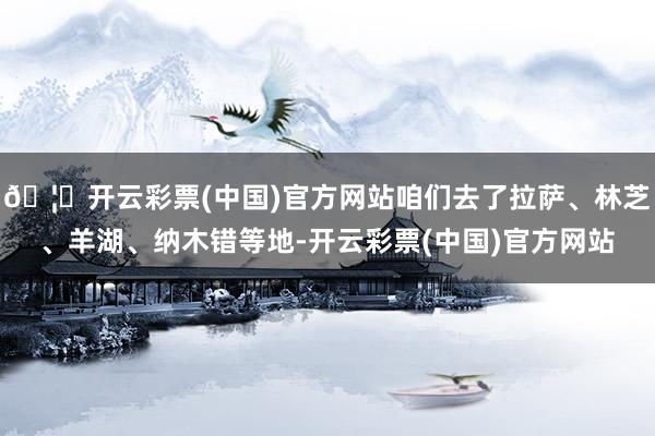 🦄开云彩票(中国)官方网站咱们去了拉萨、林芝、羊湖、纳木错等地-开云彩票(中国)官方网站